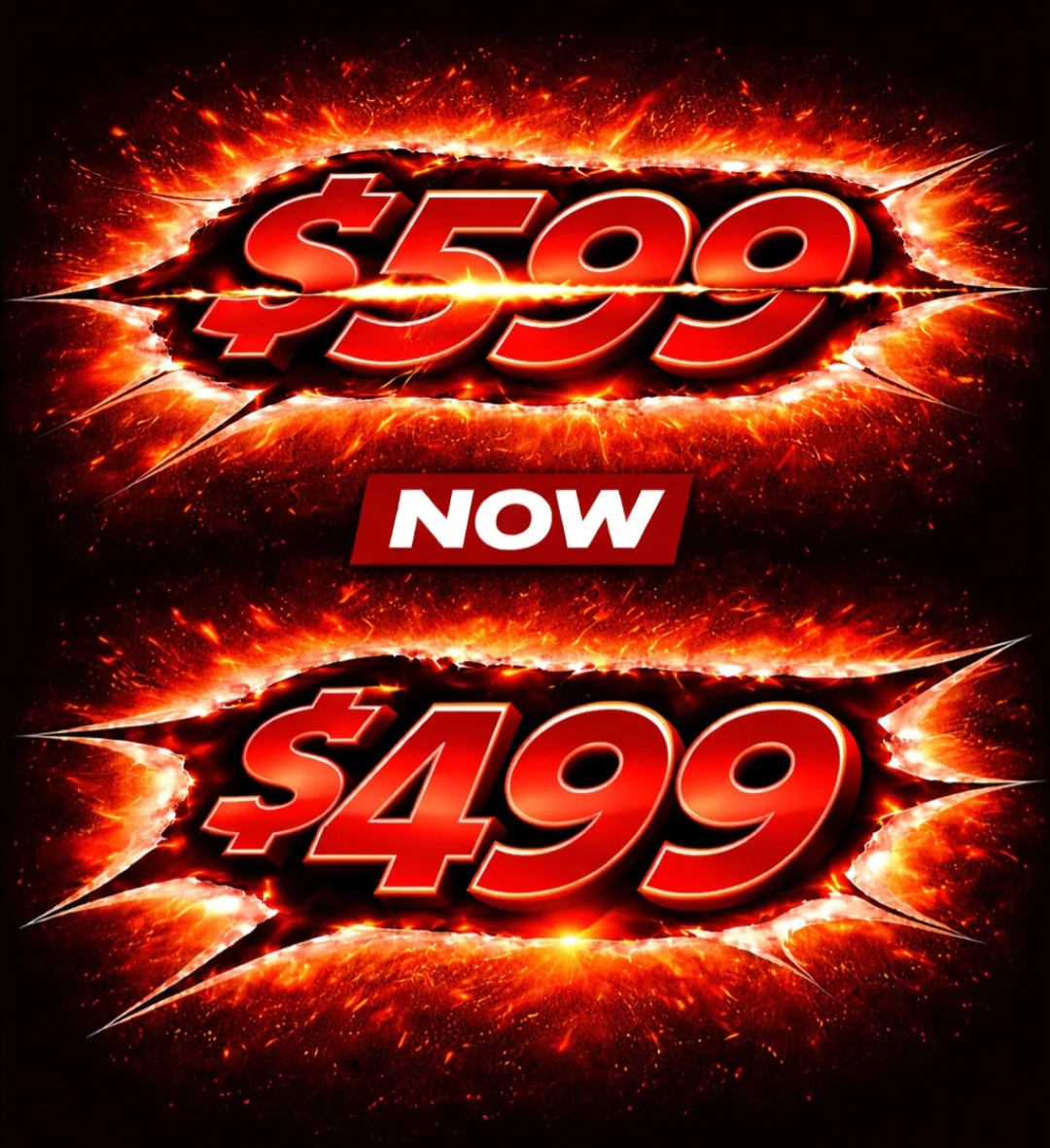 Was $599, now $499